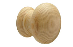 knob 369 KNOB 369, design knobs. Mital manufactures knobs: wooden knob with brass bush with screw m4 x 25.
